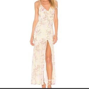 Majorelle floral maxi dress